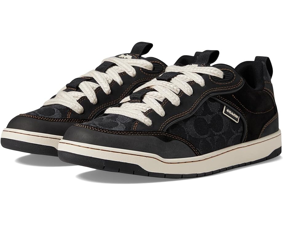 

Кроссовки COACH C203 Denim Sneaker, черный