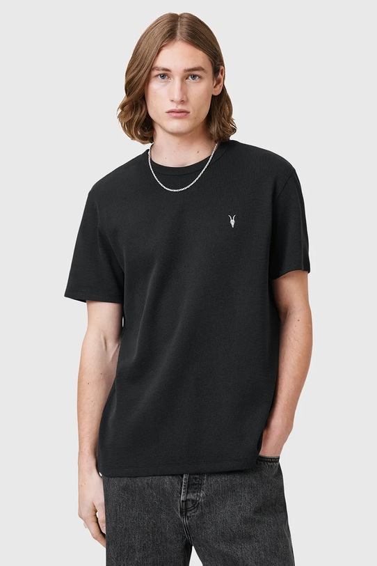 

Хлопковая футболка ELLIS Allsaints, черный