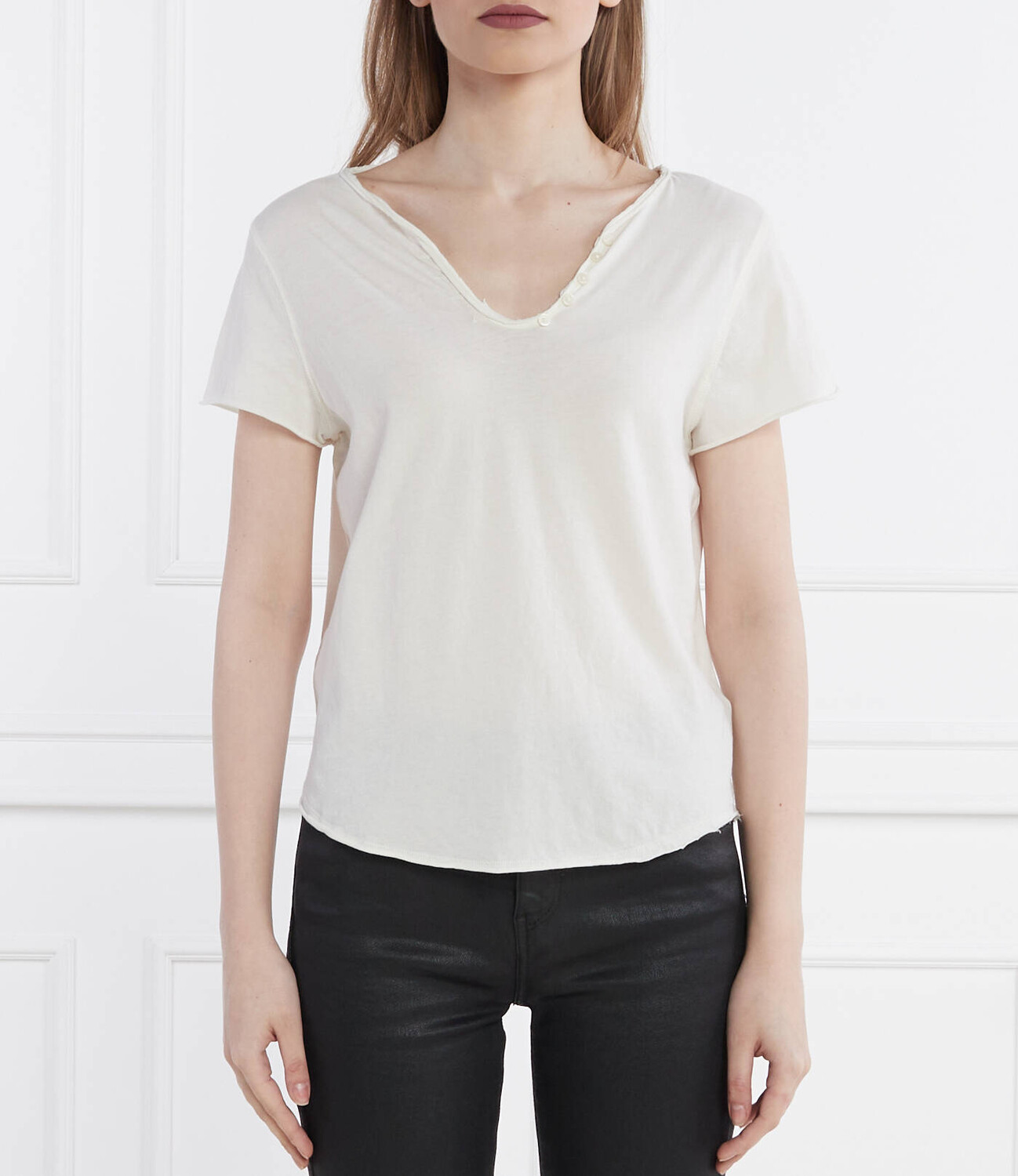 

Футболка Zadig&Voltaire TUNISIEN Regular Fit, экрю
