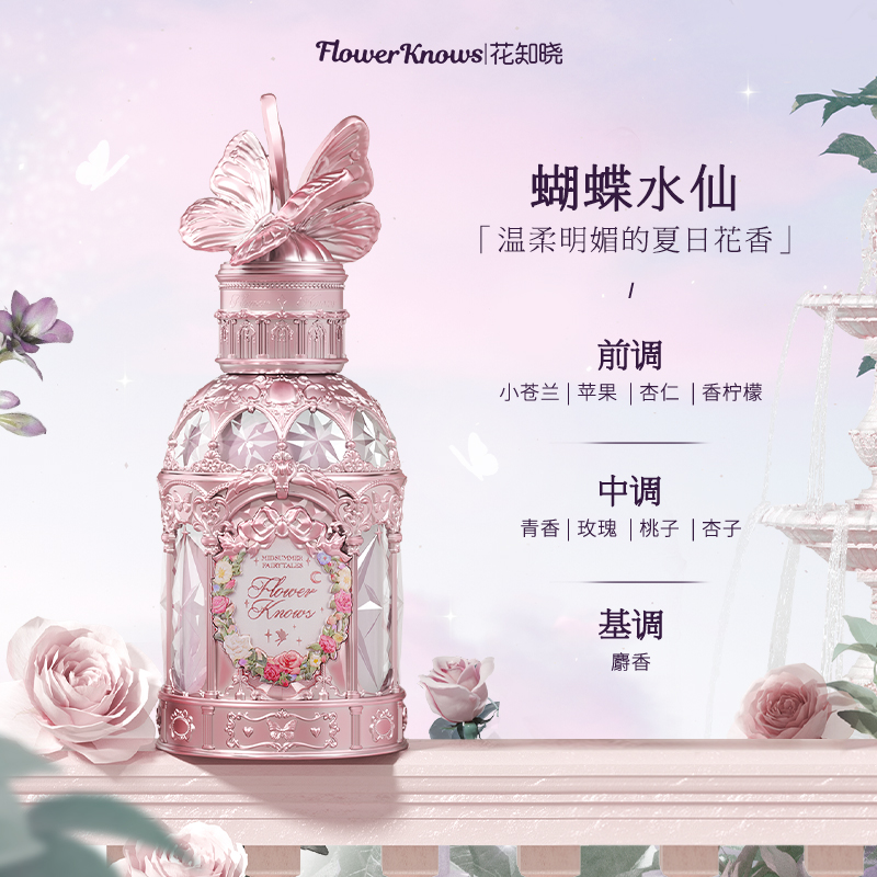 Flower Knows FlowerKnows Midsummer Night Butterfly Narcissus Perfumes Potpourri Accord Almond Peach 50ml — фото 3