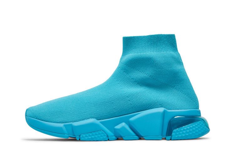Кроссовки Balenciaga Balenciaga Wmns Speed Sneaker 'Clear Sole - Light Blue', синий — фото 4