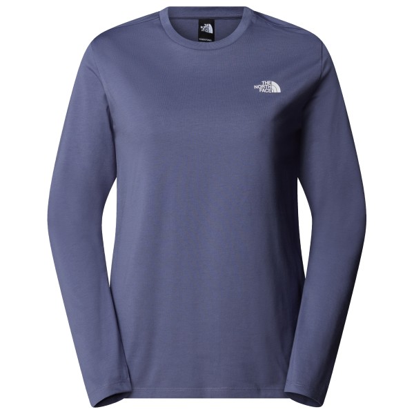 

Женская футболка с длинным рукавом и простым куполом The North Face, Twilight Galaxy