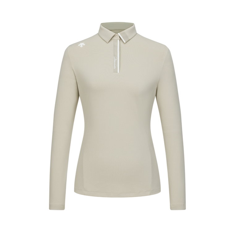 

Длинный рукав поло женское DESCENTE, Bg-Pelican