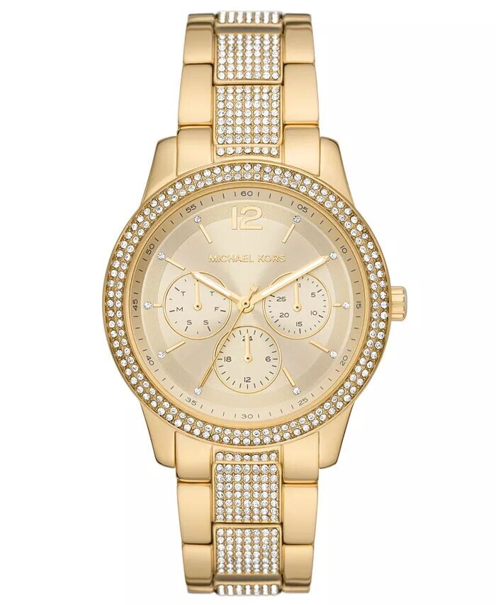 

Женские часы Tibby с золотистым браслетом из нержавеющей стали, 40 мм Michael Kors, желтый