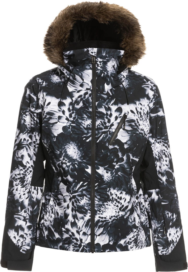 

Roxy Куртка Jet ski premium true black future flower M