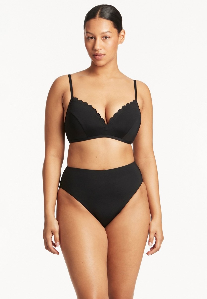

Плавки бикини ESSENTIALS RETRO HIGH WAIST SEA LEVEL, черный