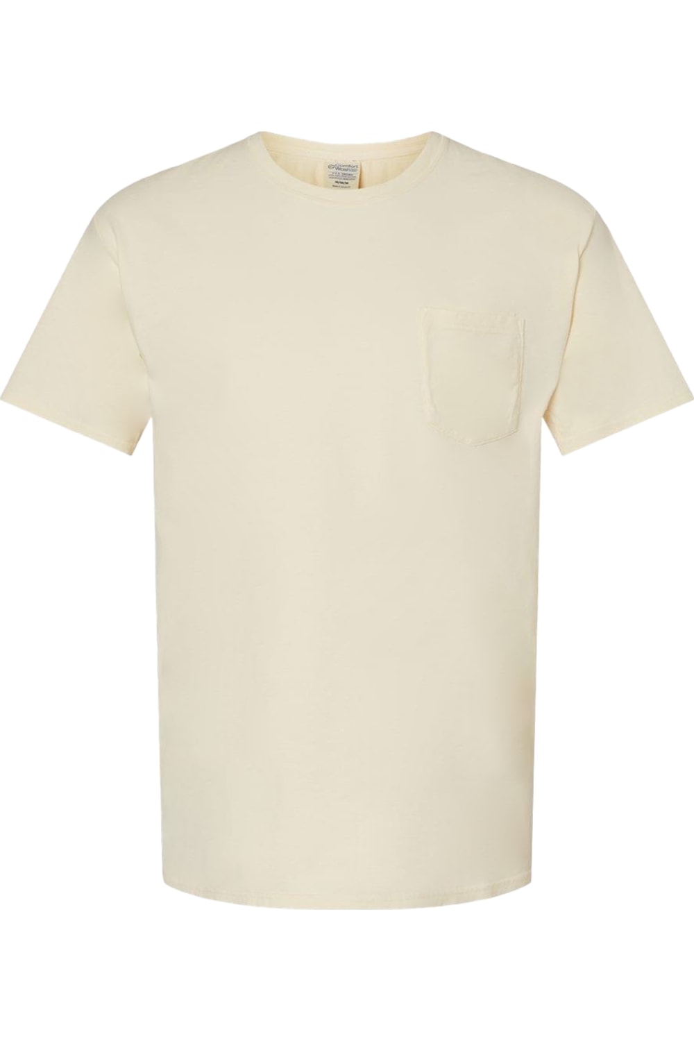 

Футболка ComfortWash by Hanes Garment-Dyed Pocket, цвет parchment
