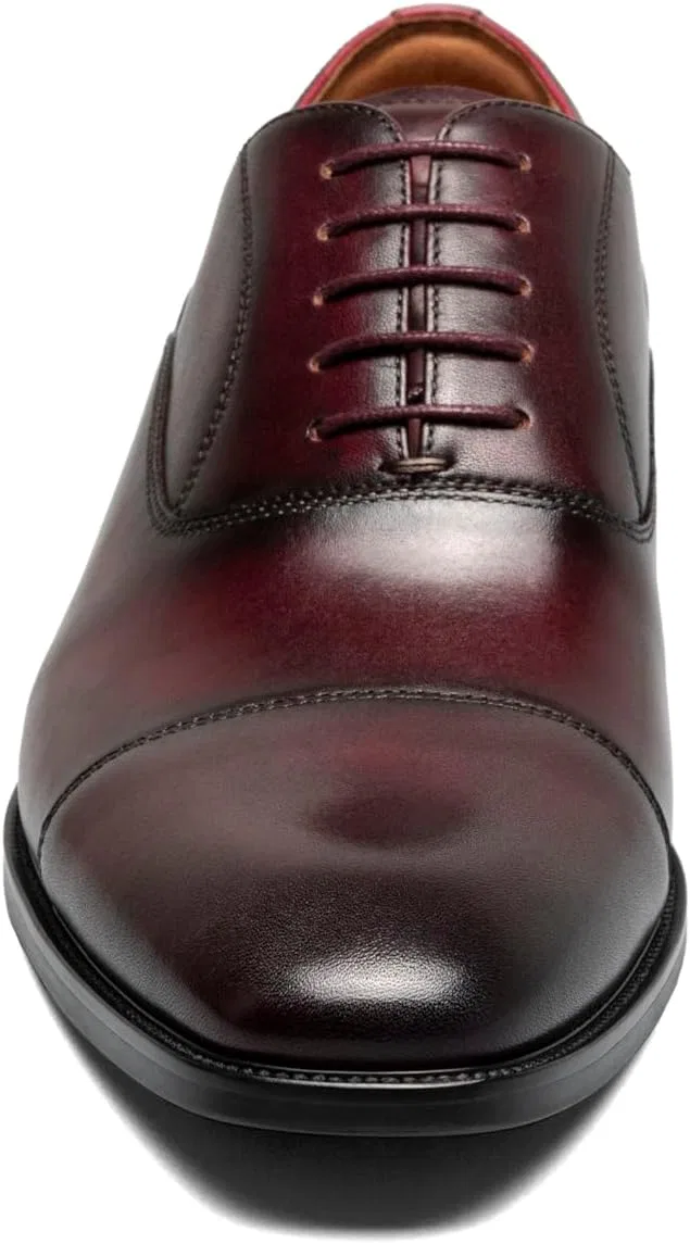 Мужские оксфорды Florsheim Sorano Lux Cap Toe Bal, Burgundy — фото 2