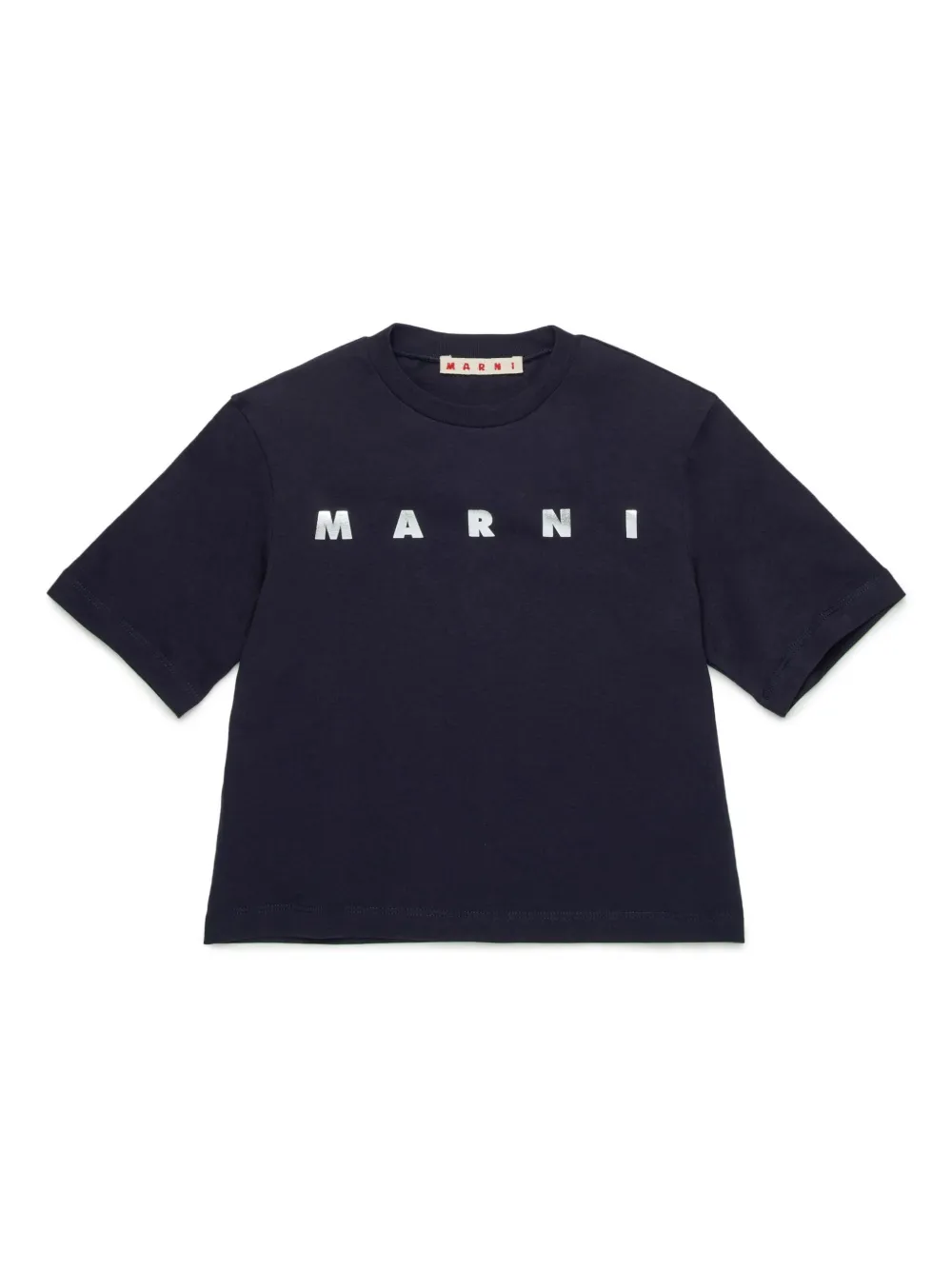 

Футболка с принтом Marni Kids, синий