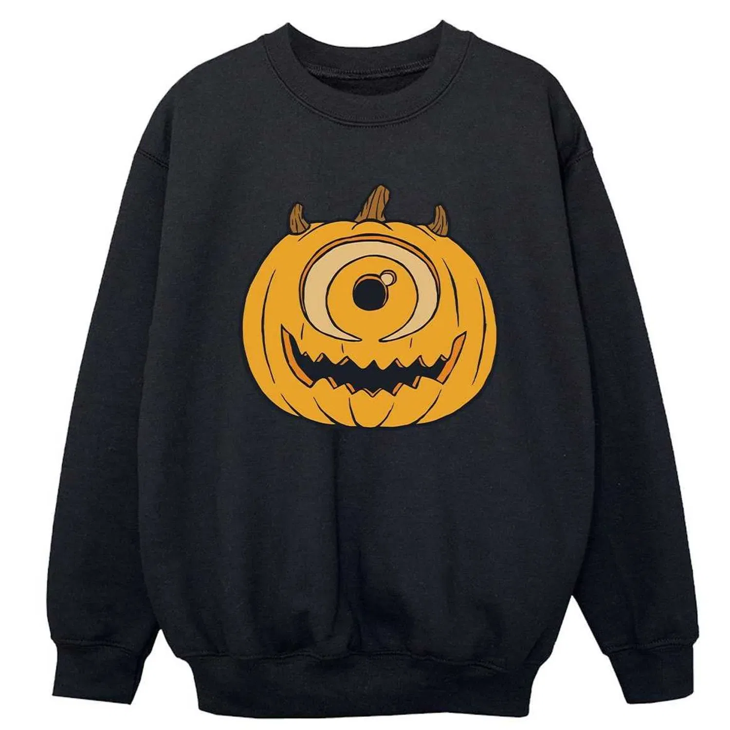 Худи детское с тыквой Halloween Disney, черный