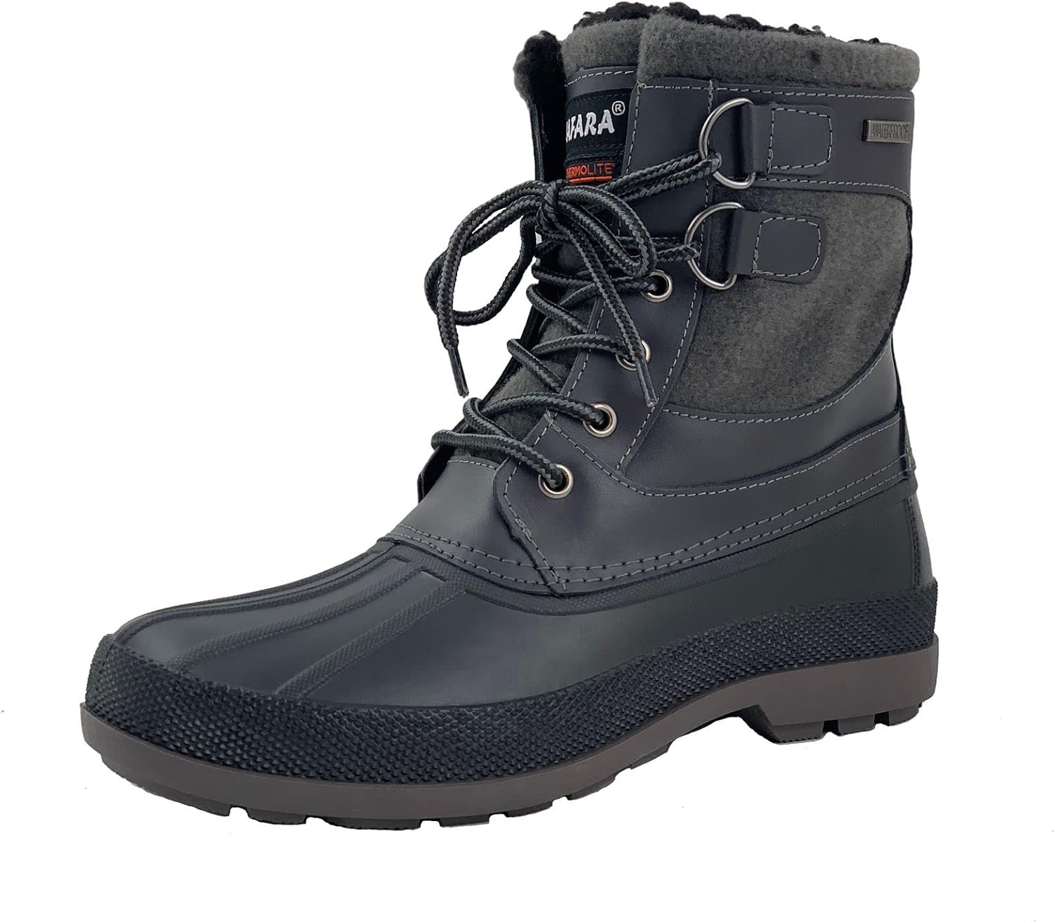 

Снежные ботинки SAFARA 903 DUCK, черно-коричневые/серые