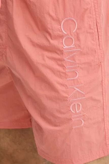 Плавательные шорты с логотипом Calvin Klein, оранжевый — фото 4