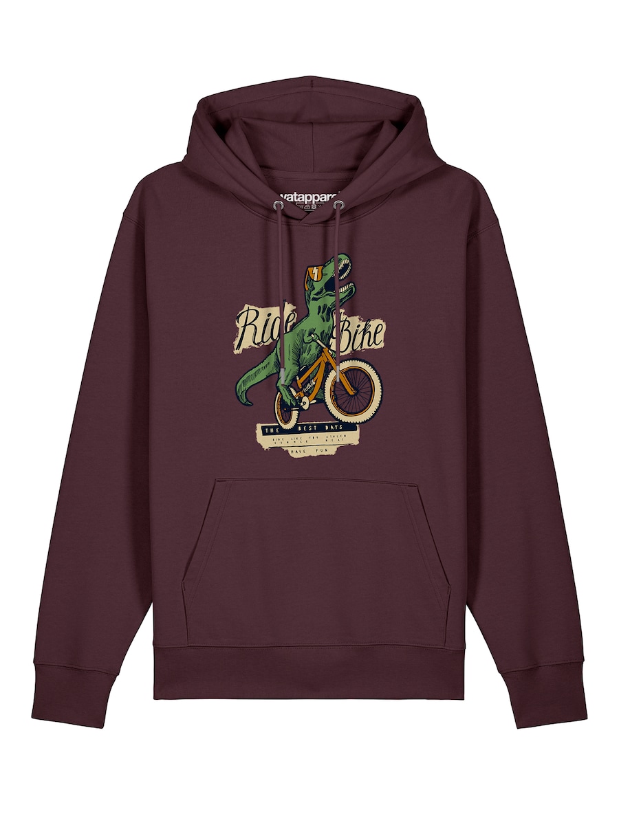 

Толстовка Watapparel T-Rex Fahrrad, темно-красный
