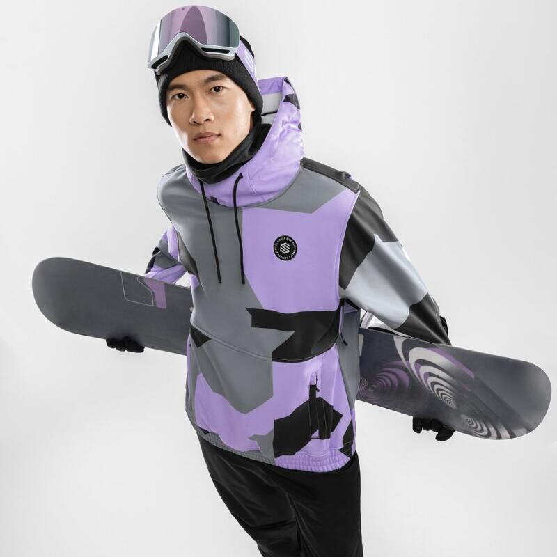 

Мужская куртка Siroko, цвет snowflake blue/black