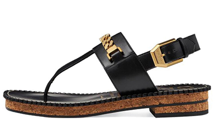 Шлепанцы женские Gucci, черный