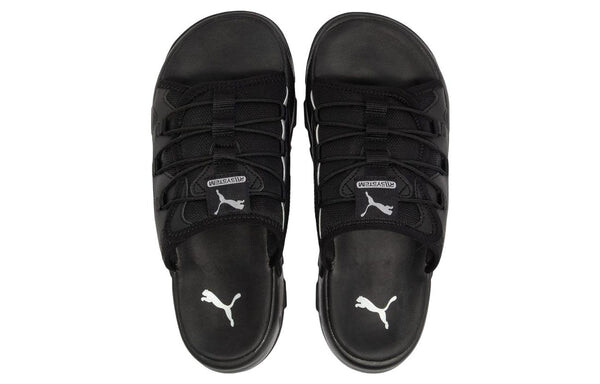 Тапочки rs slides 2 'black silver' Puma, черный — фото 4