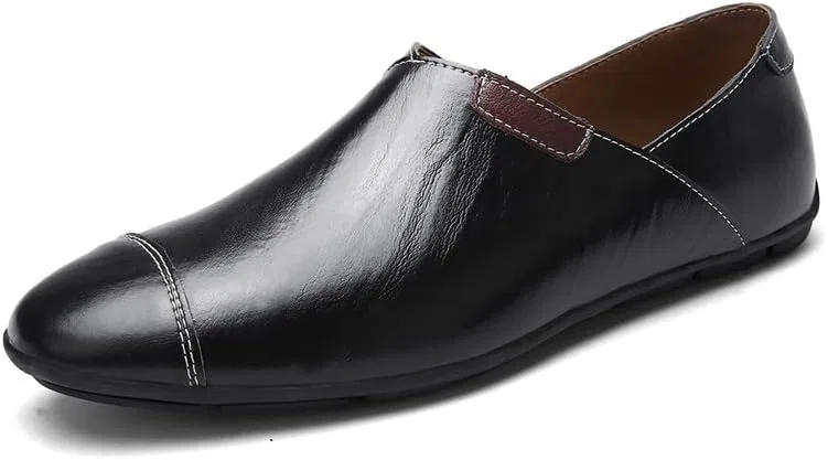 Лоферы кожаные Loafers Black SayfuR — фото 3