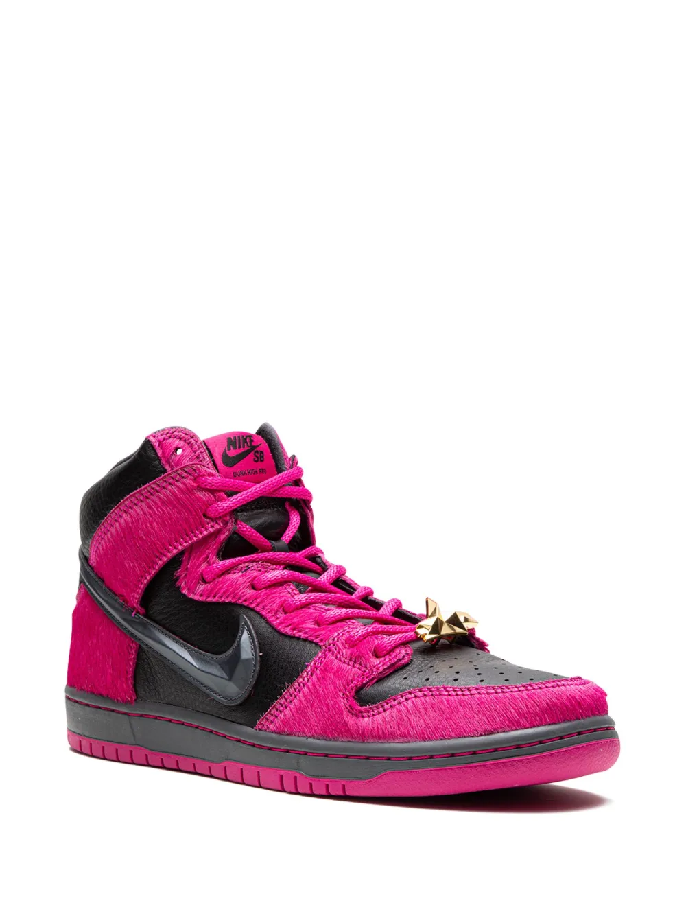 Кроссовки Dunk High Run The Jewels Nike, розовый — фото 2