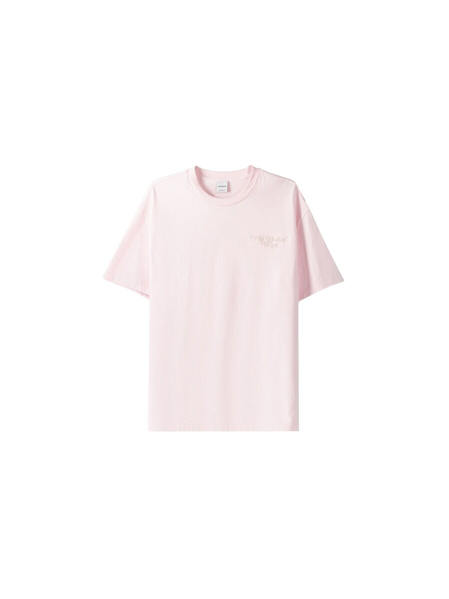 

Футболка Bershka, розовый