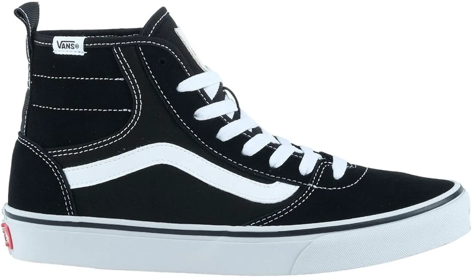 Мужские кроссовки Vans Ashwood Hi Decon высокие, черно-белый — фото 2