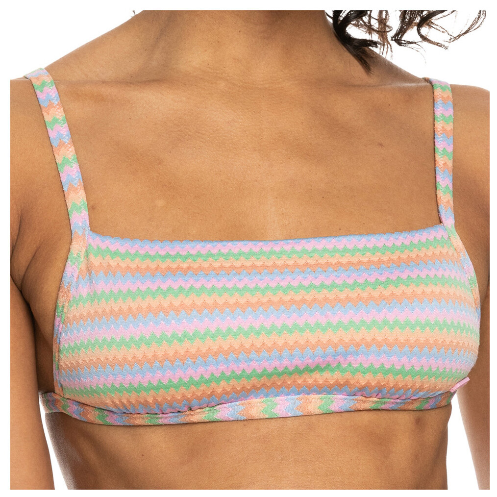 

Верх бикини Roxy Women's Wavy Stripe Bralette, цвет Papaya Wavy Stripe S