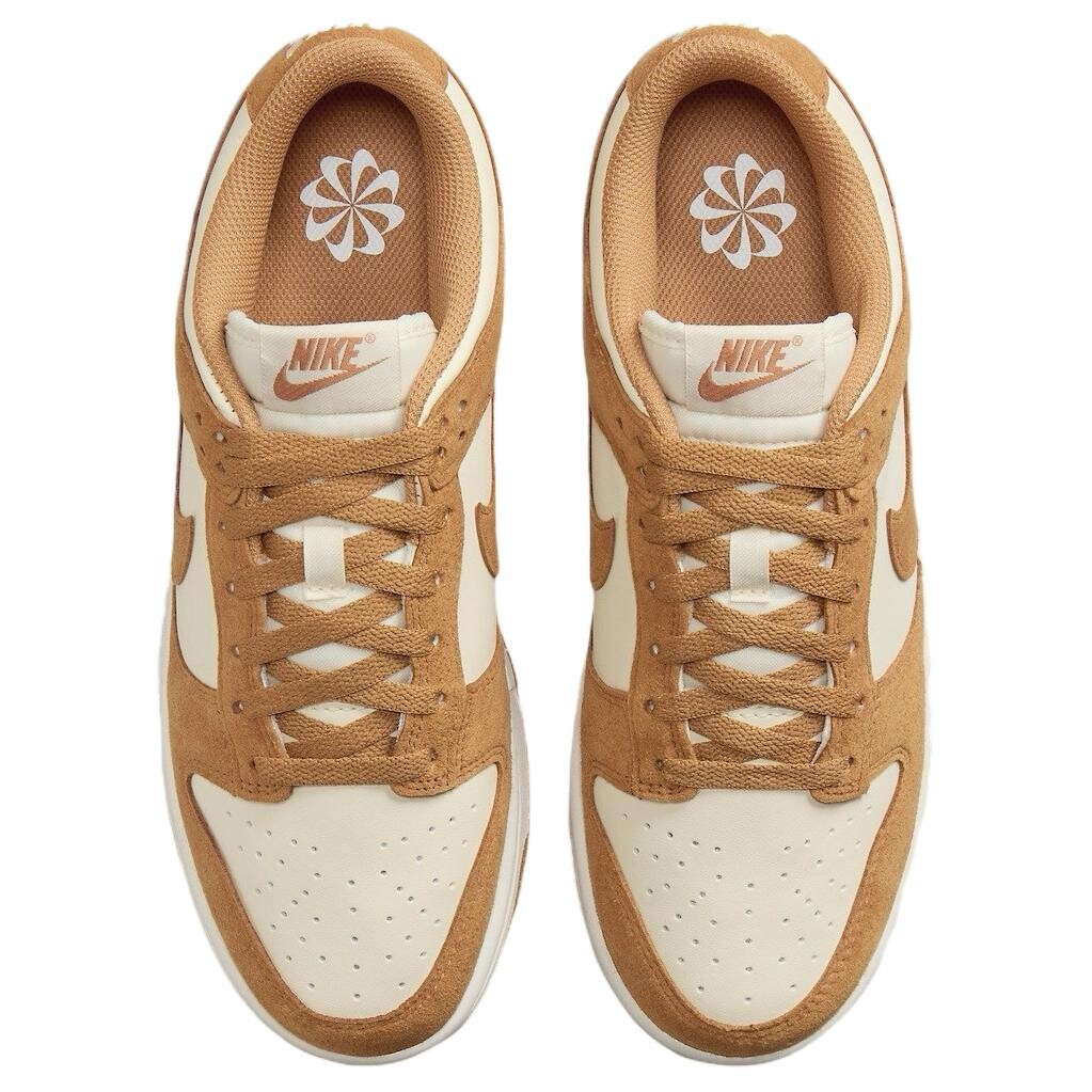 Кроссовки Nike Dunk Skateboarding Shoes Unisex Low-top Brown, хаки — фото 3