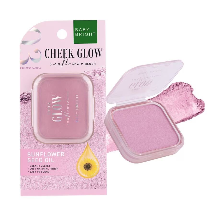 

Baby Bright Румяна Cheek Glow Sunflower 5,2 г 03 Принцесса Сакура, Princess Sakura