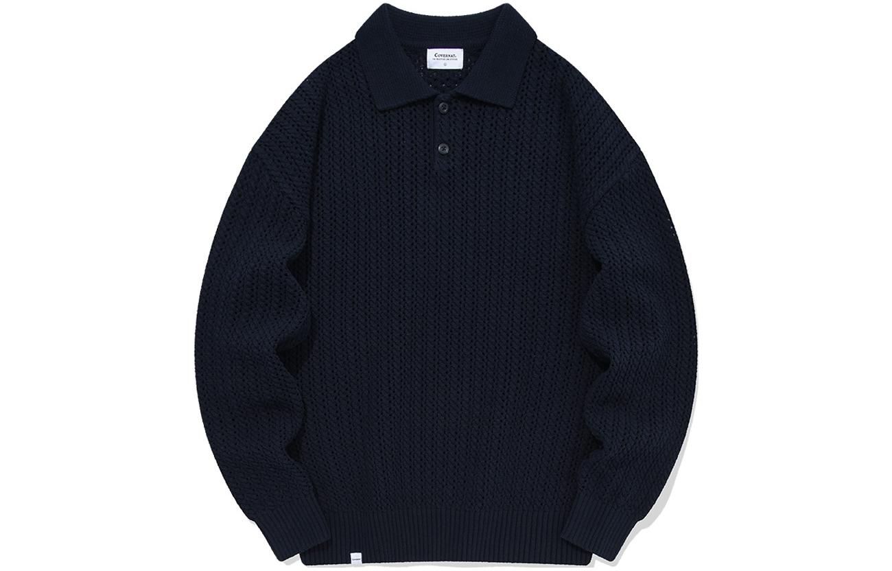 

COVERNAT Трикотажный свитер SS24 морской синий