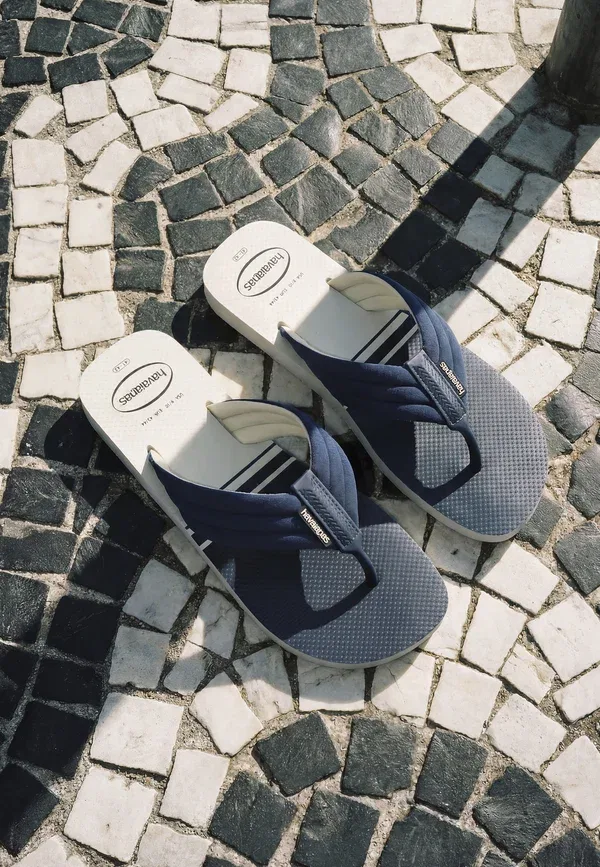Сандалии Urban print Havaianas, бело-сине-индиго