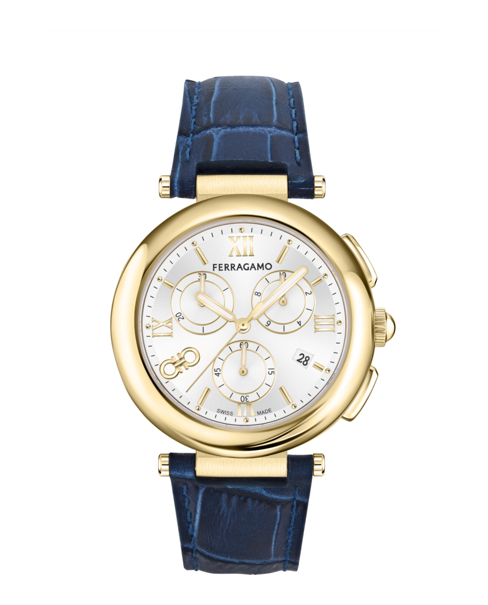 

Часы Ferragamo Legacy Salvatore Ferragamo, синий/золотой/серебряный