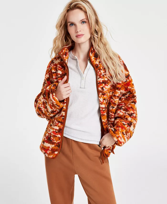 

Женская куртка UGG Marlene букле с молнией спереди UGG, коричневый