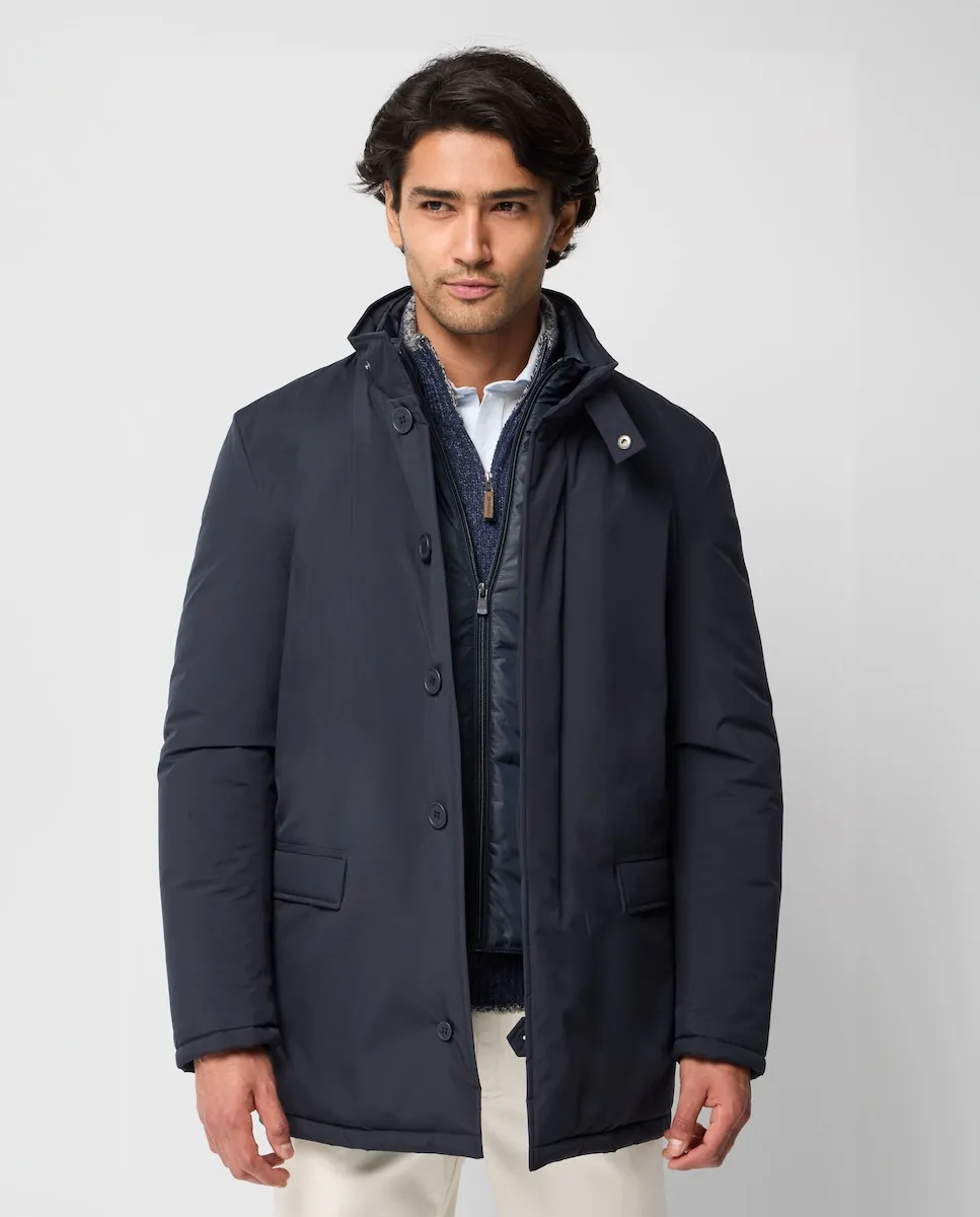 

Мужская парка из софтшелла Pertegaz, темно-синий