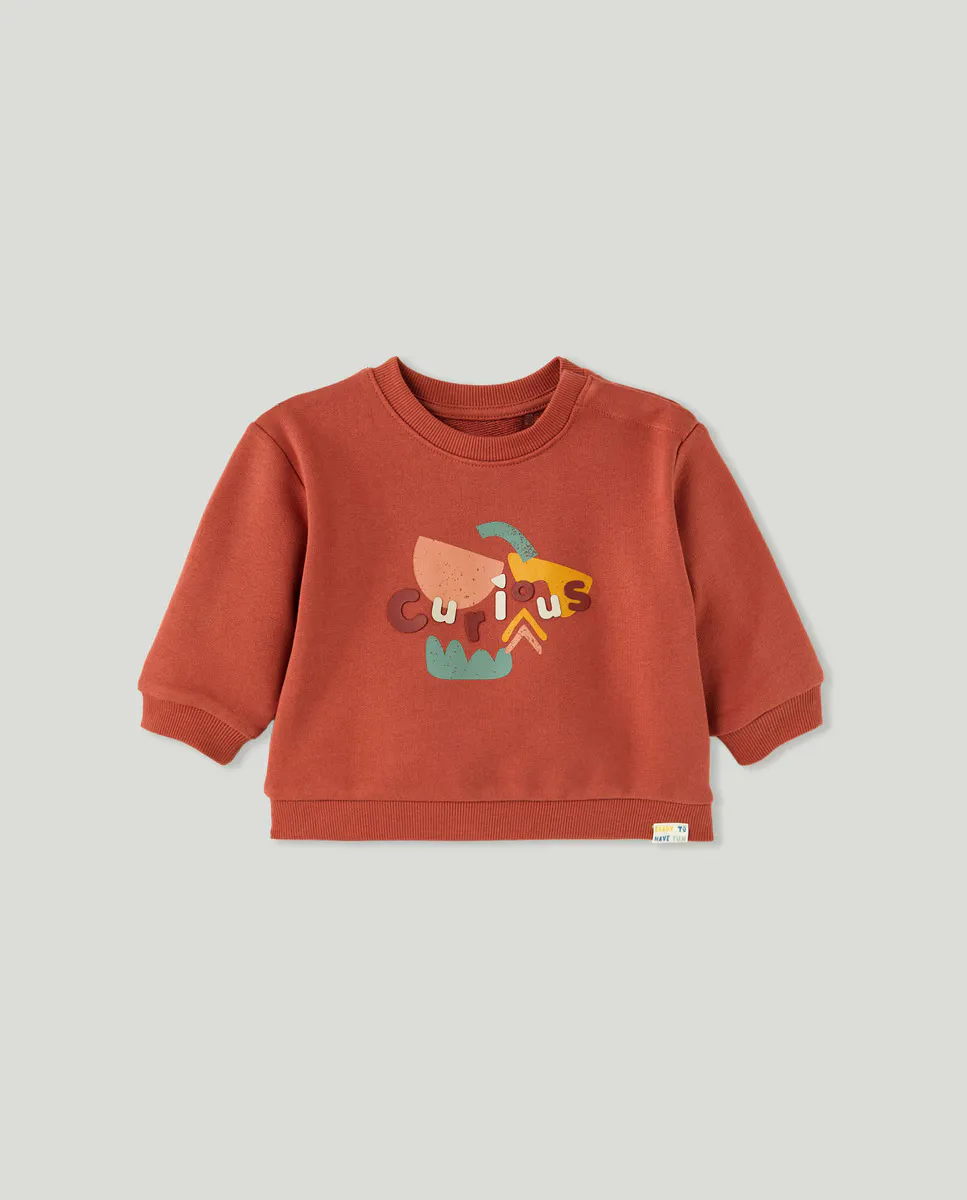 

Малыш закрытый свитшот Baby El Corte Inglés, коричневый