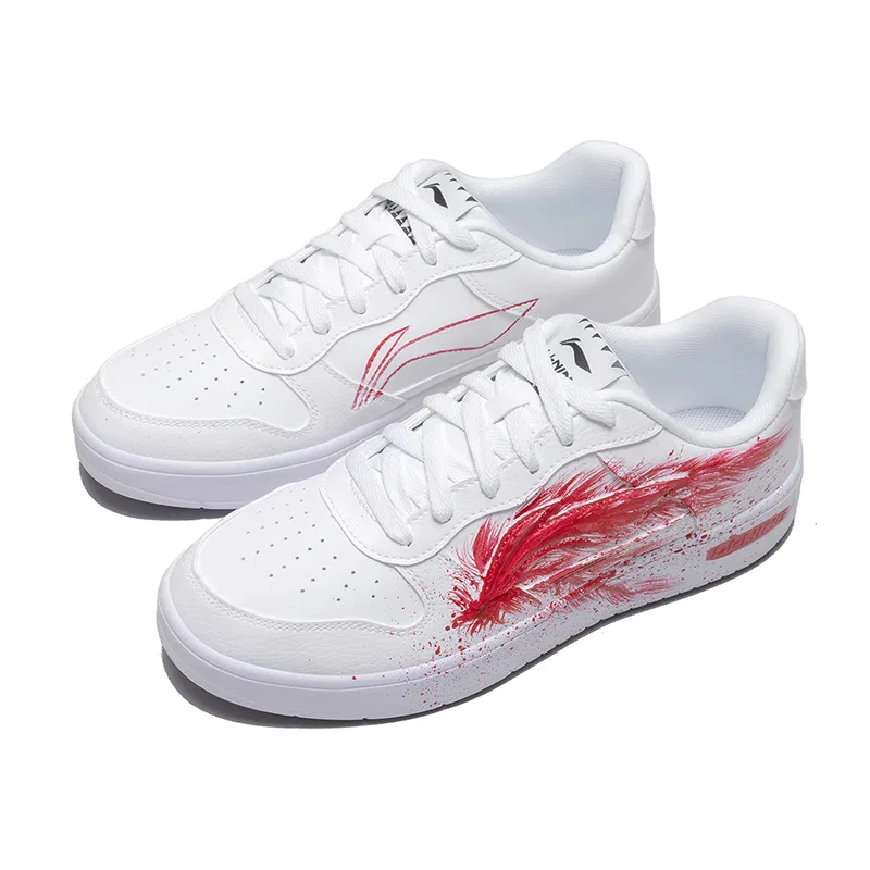 Кроссовки скейтбордические легкие дышащие Li-Ning Red — фото 4