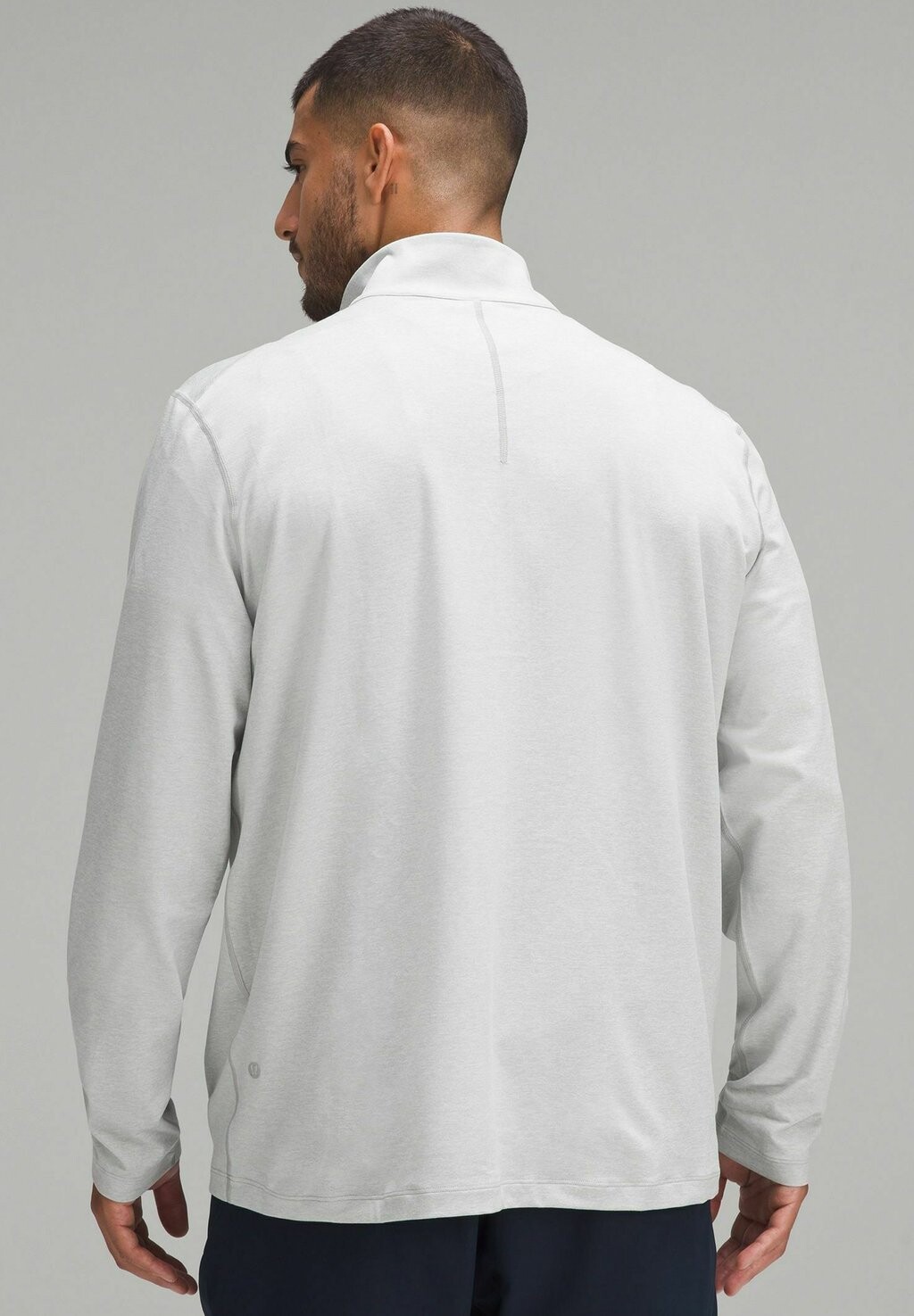 Футболка с длинными рукавами Soft Half lululemon, цвет heathered vapor heathered silver drop — фото 3
