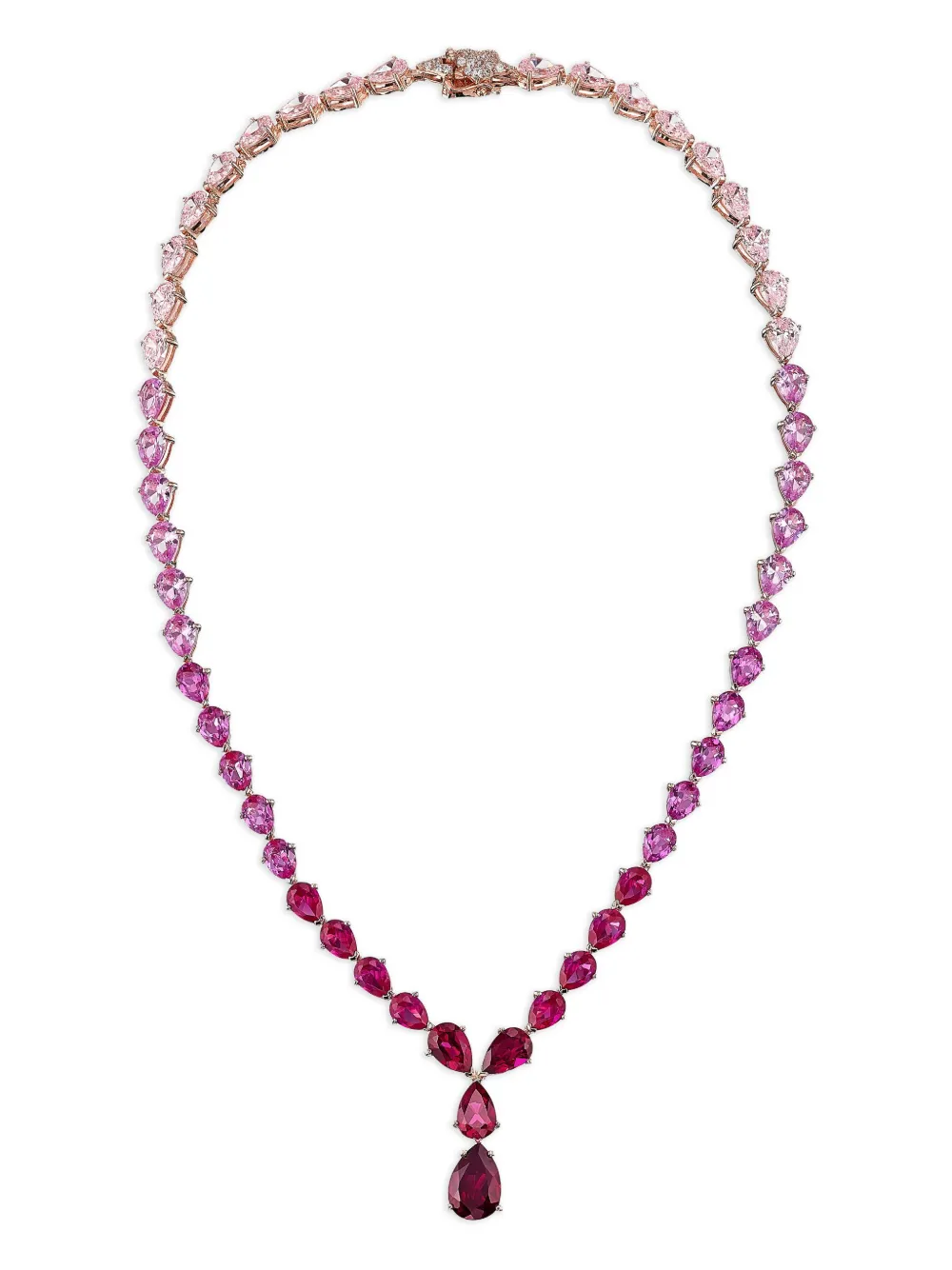 

Колье Fuchsia Nova из розового золота Anabela Chan, розовый