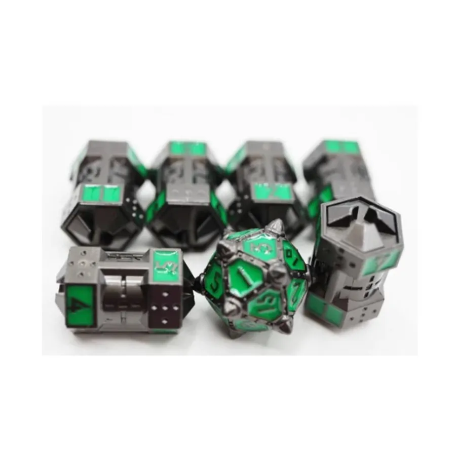 

Набор кубиков CCG — Радиоактивная ракета (7), Dice Sets - Metal CCG Dice 51