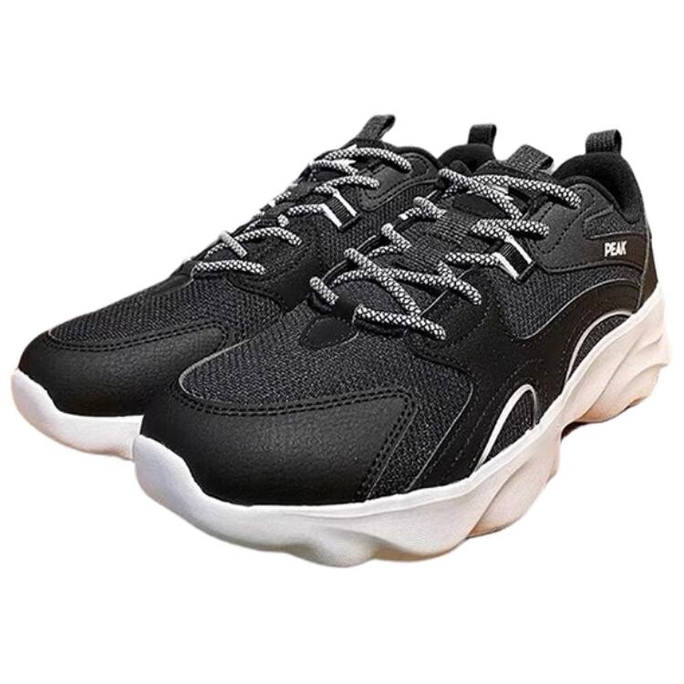Кроссовки PEAK Lifestyle Shoes Men Mid-top Black/White, черный/белый — фото 2