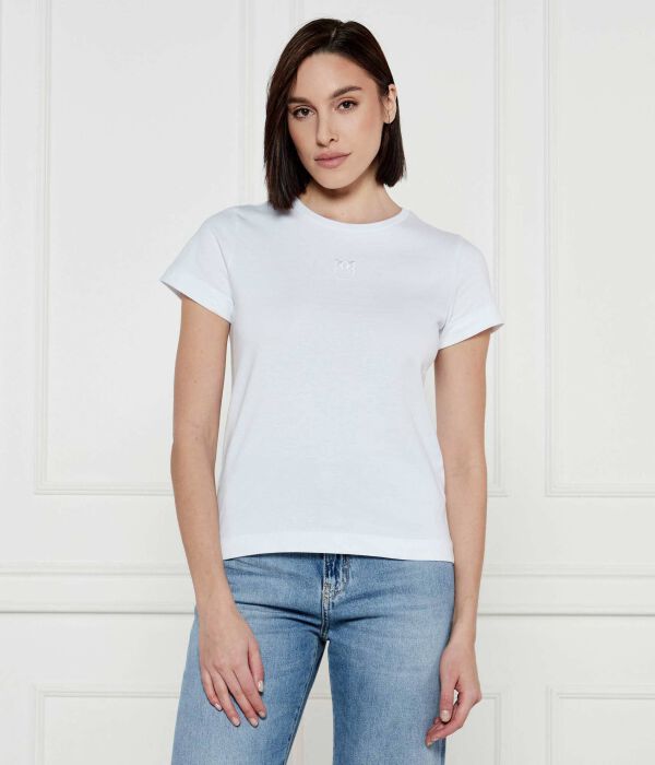 

Футболка Pinko Bussolotto Regular Fit, белый