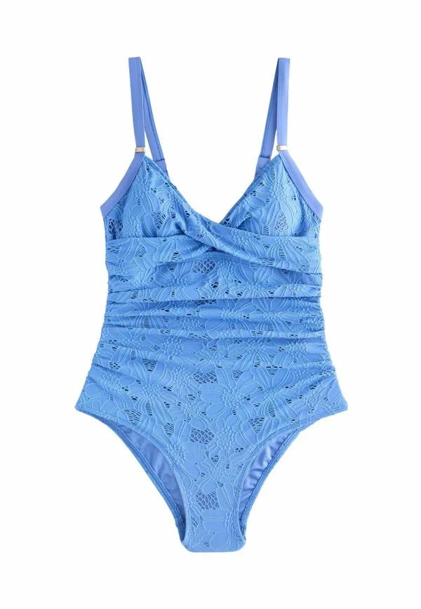 

Яркий купальник с цветочным принтом, подчеркивающий фигуру. Next, Blue Broderie, Синий, Яркий купальник с цветочным принтом, подчеркивающий фигуру. Next, Blue Broderie