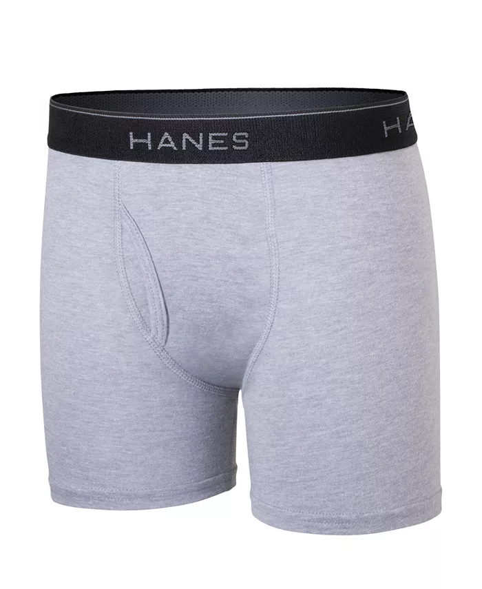 Боксеры Ultimate Cotton Blend для мальчиков старшего возраста, набор из 5 штук Hanes, мультиколор — фото 4
