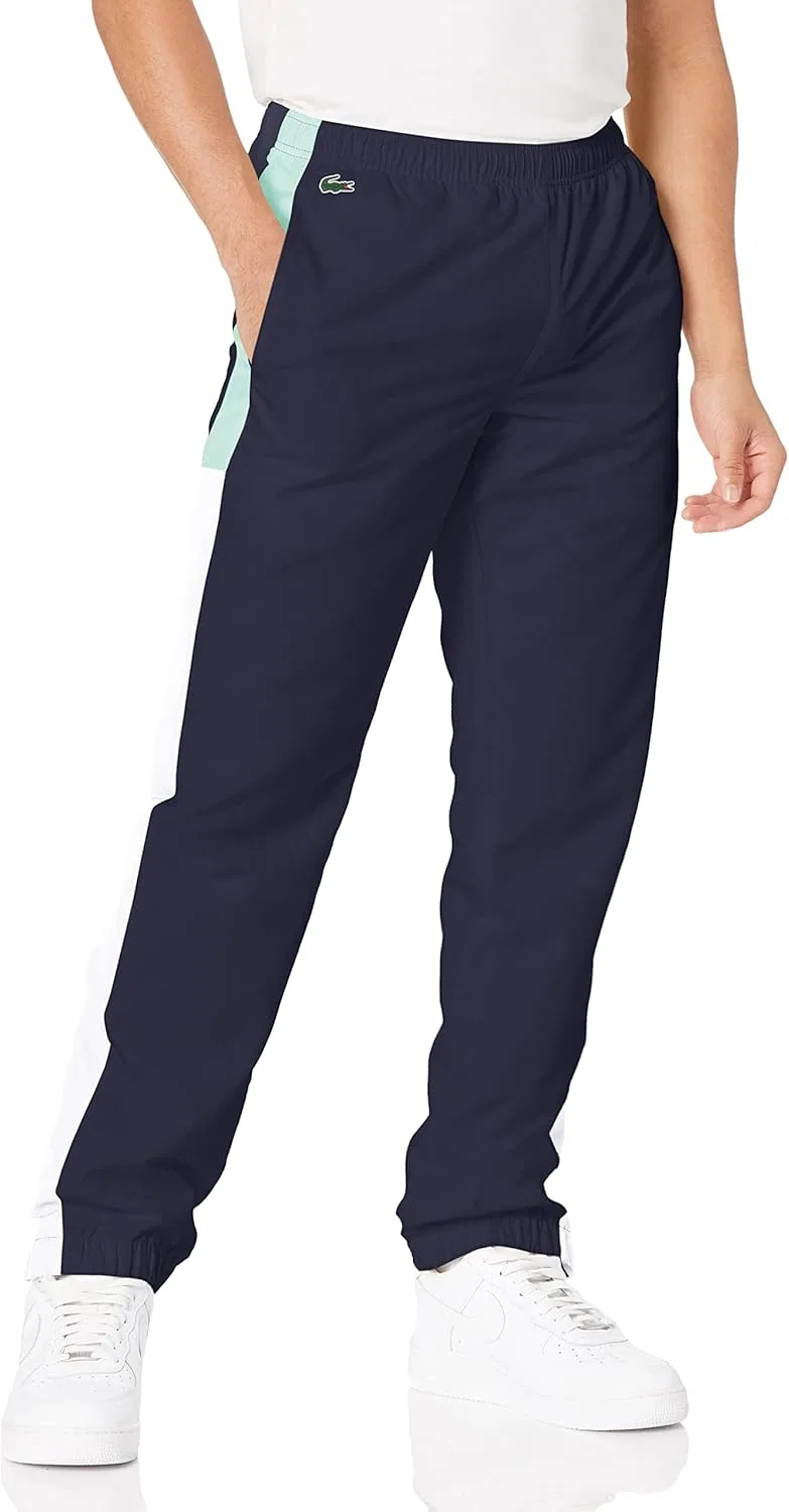 Легкий спортивный костюм для мужчин Lacoste, Navy Blue/White/Spirulina — фото 4