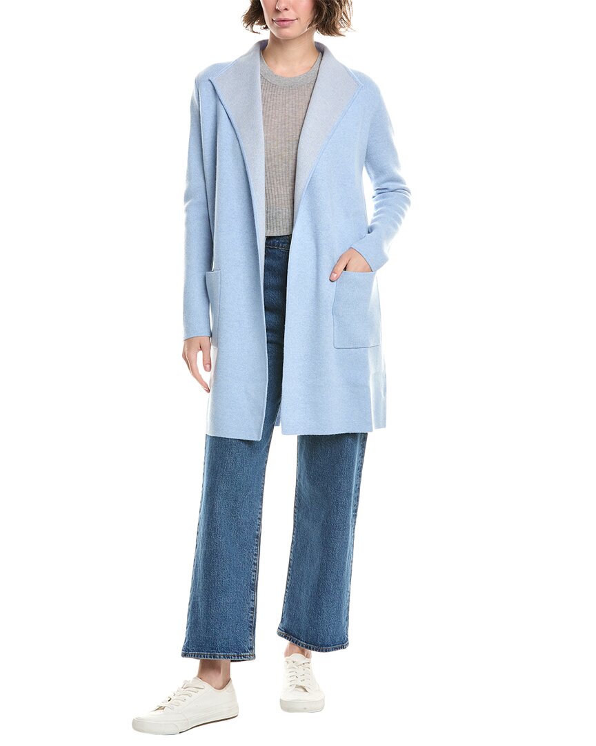 

Форте Кашемир Кардиган из двойного кашемира Forte Cashmere, синий
