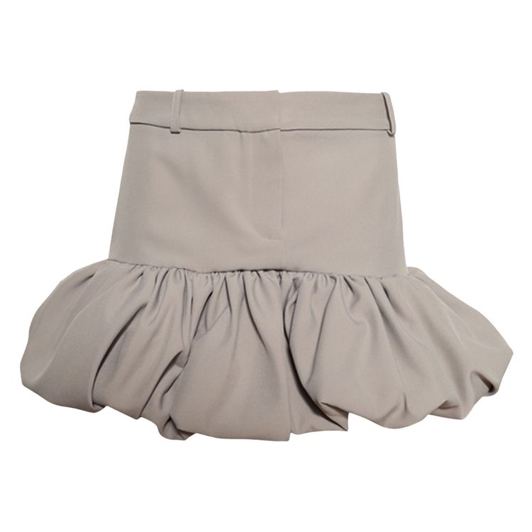 

Юбка Coperni Gathered Hem Tailored Skirt 'Beige', желто-коричневый