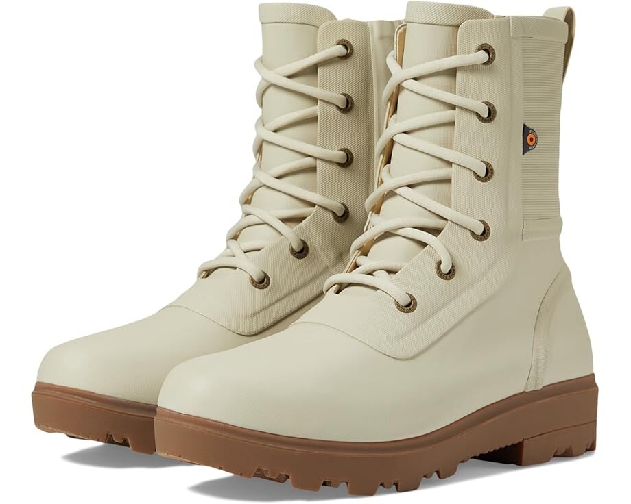 Ботинки Bogs Holly Rain Lace Tall, цвет Oatmeal