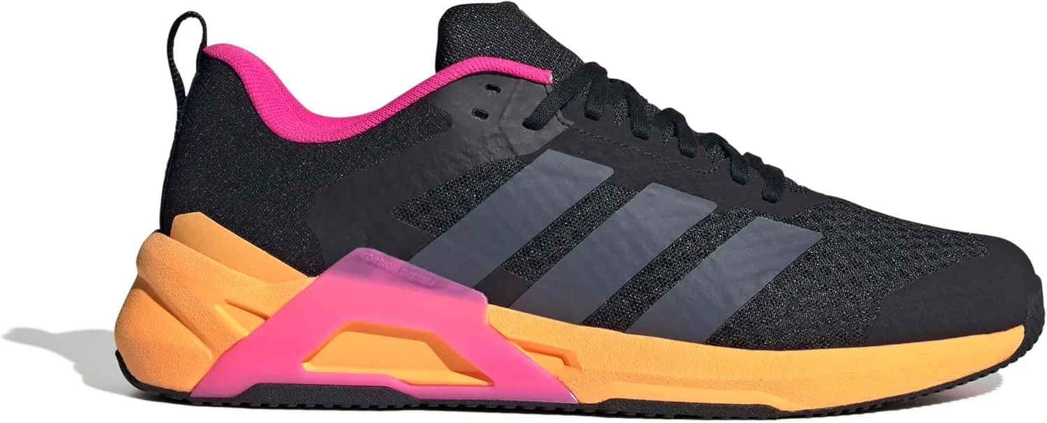 Мужские тренировочные кроссовки Adidas Dropset Control, Core Black Aurora Onix Shock Pink — фото 2