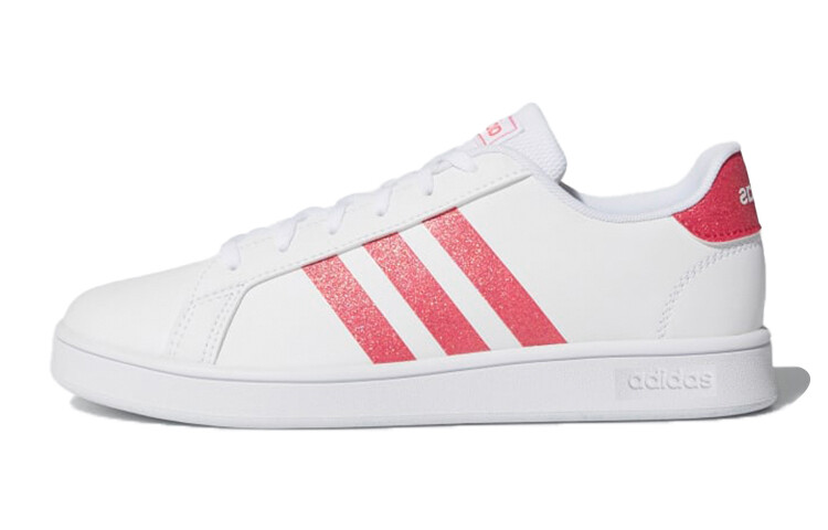 

Кроссовки Adidas Grand Court White Real Pink Kids