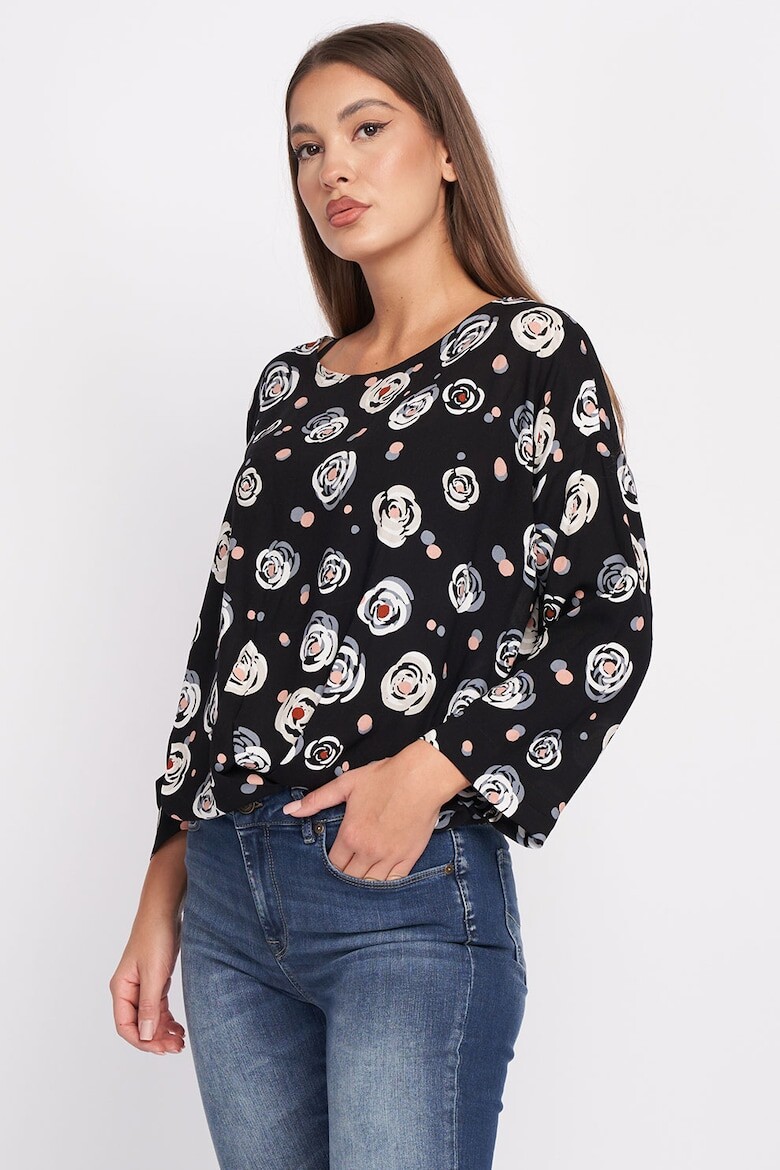 

Блузка с овальным вырезом и узором Lee Cooper, черный