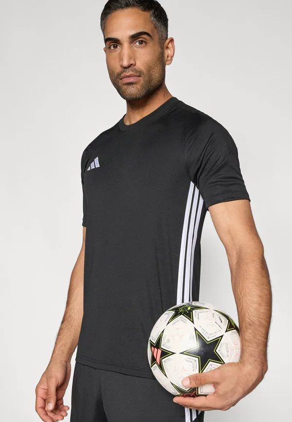 Спортивная футболка tiro 26 essentials Adidas Performance, Black/White — фото 4