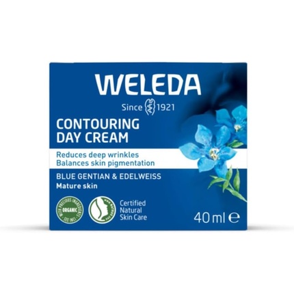 Крем для лица Weleda — Blue Gentian & Edelweiss Contouring Day Cream Увлажняющий Natural — фото 2